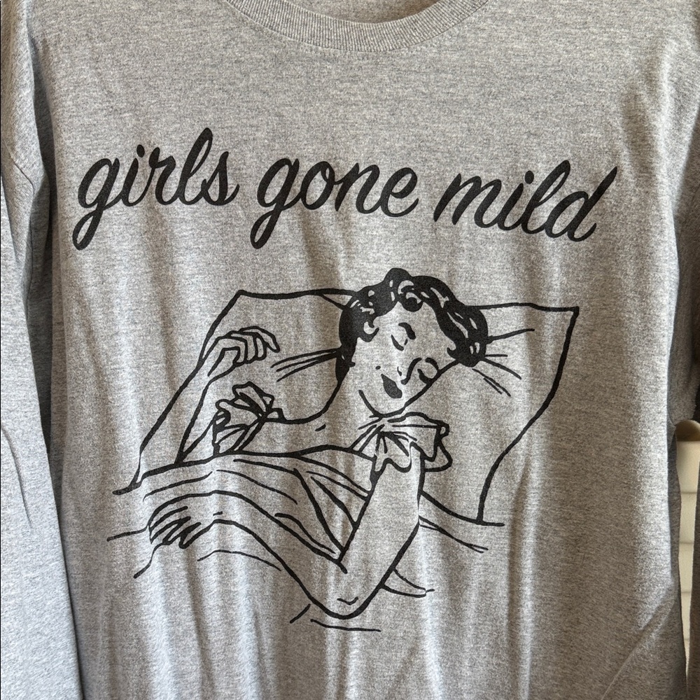 Gray 'Girls Gone Mild' Long Sleeve Tee